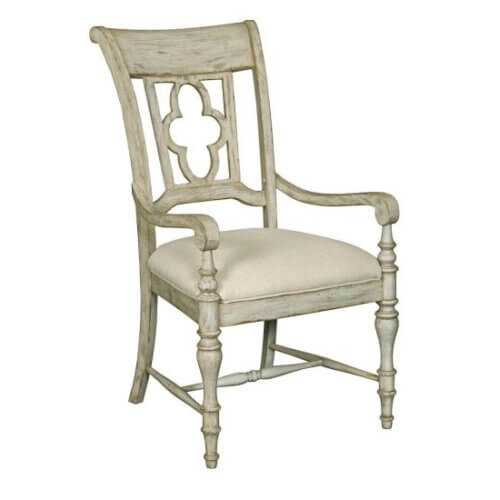 KINCAID WEATHERFORD CORNSILK ARM CHAIR SET OF TWO 75-062 richmond hills