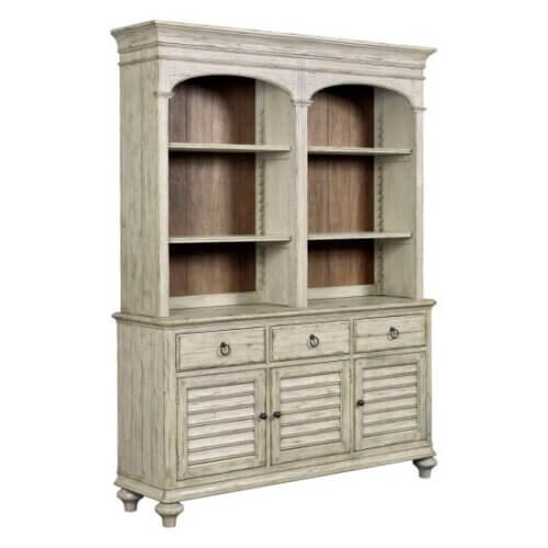 KINCAID WEATHERFORD CORNSILK HASTINGS OPEN HUTCH/BUFFET 75-079P kitchener