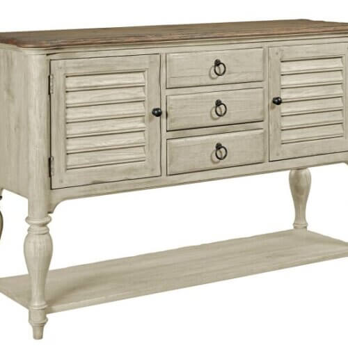 KINCAID WEATHERFORD CORNSILK EDISTO SIDEBOARD 75-090 cornwall
