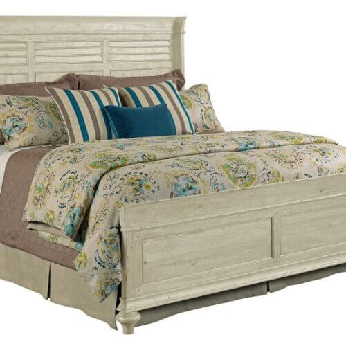 KINCAID WEATHERFORD CORNSILK SHELTER QUEEN BED 75-130P orilla