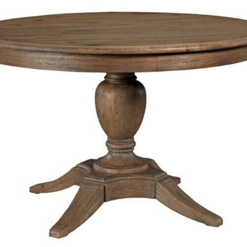 KINCAID WEATHERFORD HEATHER MILFORD ROUND DINING TABLE 76-052P king city