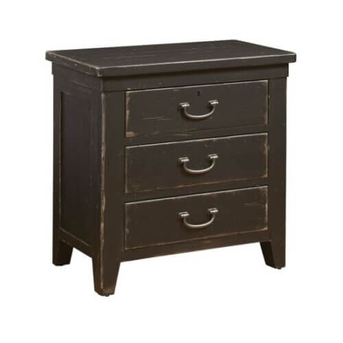 KINCAID MILL HOUSE BEALE NIGHTSTAND ANVIL FINISH 860-420A aurora