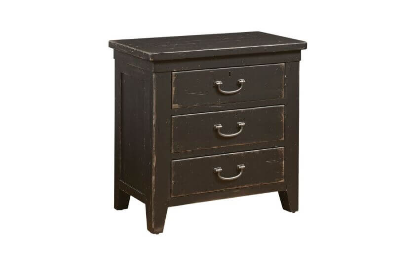 KINCAID MILL HOUSE BEALE NIGHTSTAND ANVIL FINISH 860-420A aurora