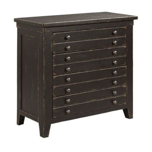 KINCAID MILL HOUSE MAP DRAWER BEDSIDE CHEST ANVIL FINISH 860-422A brockville