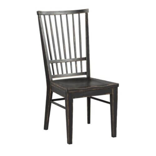 KINCAID MILL HOUSE COOPER SIDE CHAIR ANVIL FINISH SET OF TWO 860-638A sarnia