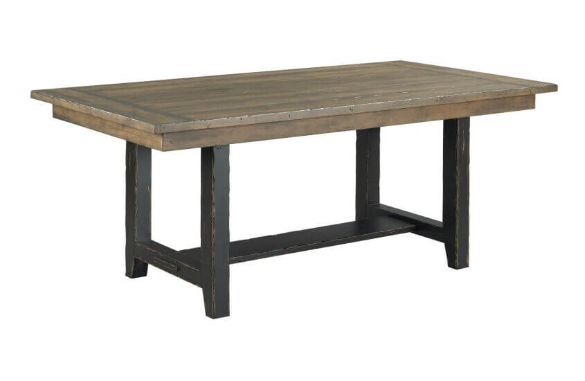 KINCAID MILL HOUSE 74" WEBB TRESTLE TABLE 860-744 midland