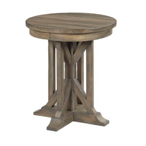KINCAID MILL HOUSE 22" JAMES ROUND END TABLE 860-916 kelowna