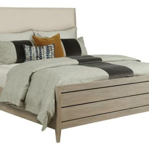 KINCAID SYMMETRY INCLINE FABRIC KING BED HIGH FOOTBOARD 939-326P thunder bay