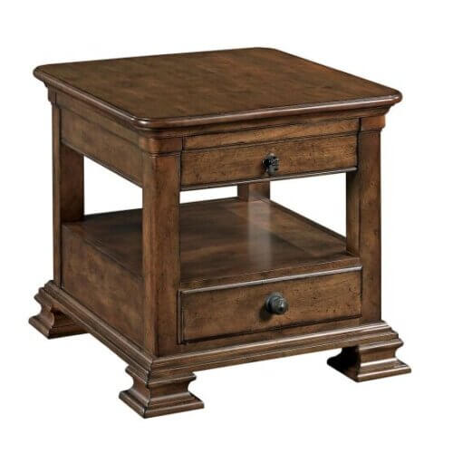 KINCAID PORTOLONE RECTANGULAR END TABLE 95-022 sudbury