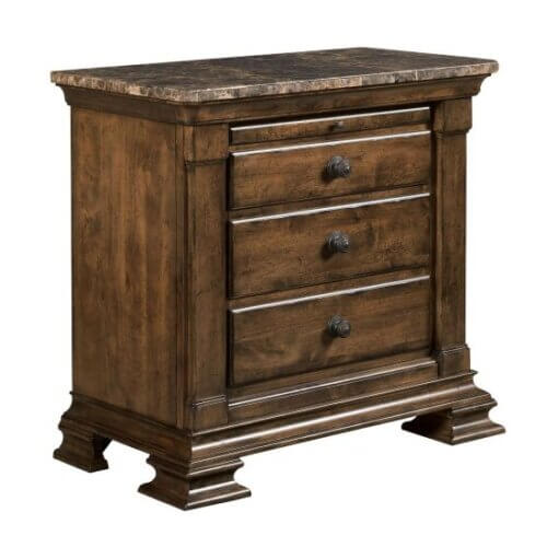 KINCAID PORTOLONE BACHELORS CHEST WITH MARBLE TOP 95-142M king city