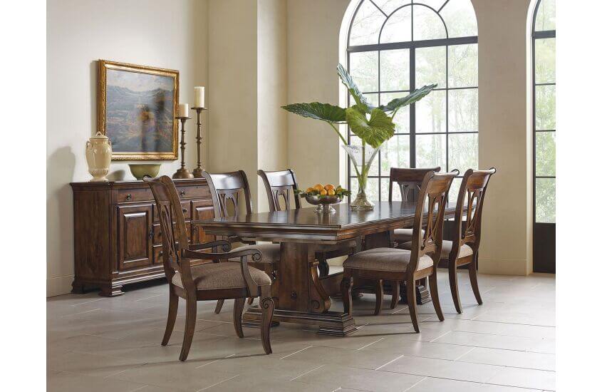 KINCAID PORTOLONE CARUSSO TRESTLE TABLE 95-054P montreal