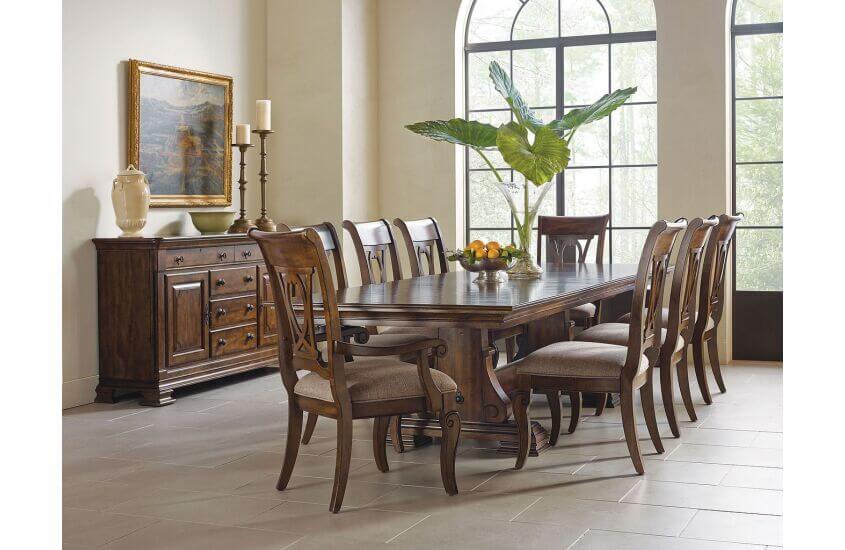 KINCAID PORTOLONE CARUSSO TRESTLE TABLE 95-054P montreal