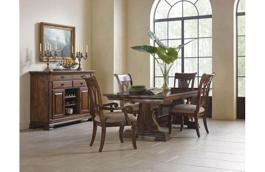 KINCAID PORTOLONE CARUSSO TRESTLE TABLE 95-054P montreal