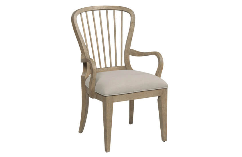 KINCAID URBAN COTTAGE LARKSVILLE SPINDLE BACK ARM CHAIR SET OF TWO 025-637 midland