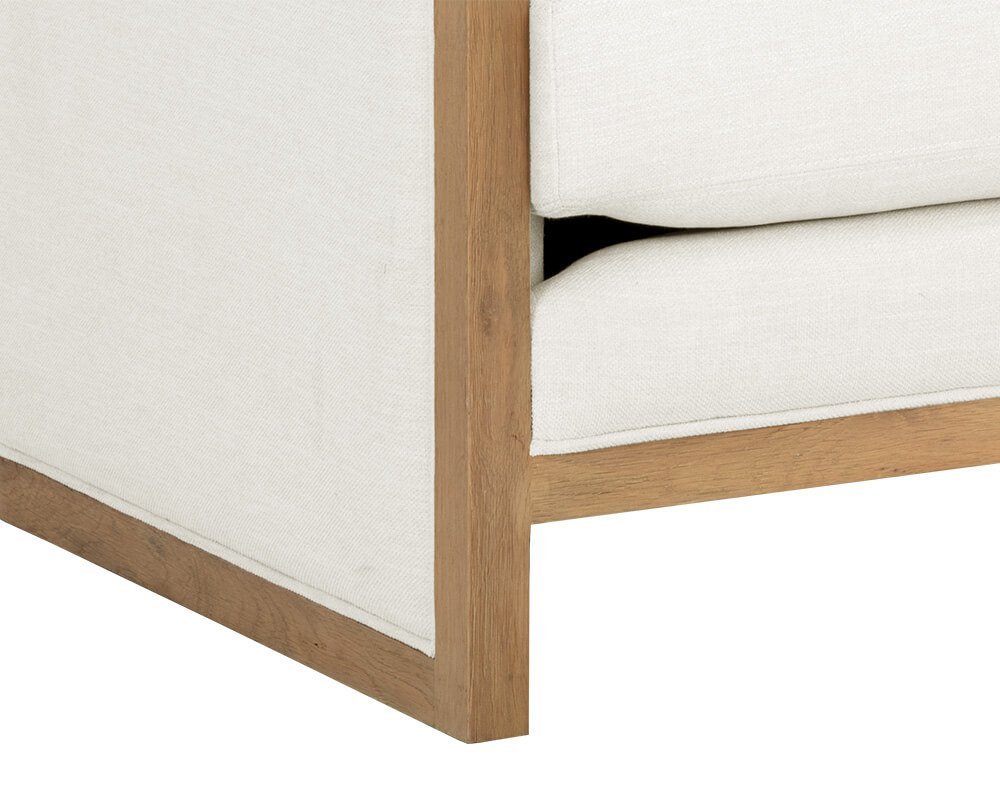 SUNPAN Chloe Lounge Chair - Natural - Heather Ivory Tweed 110536 edmonton