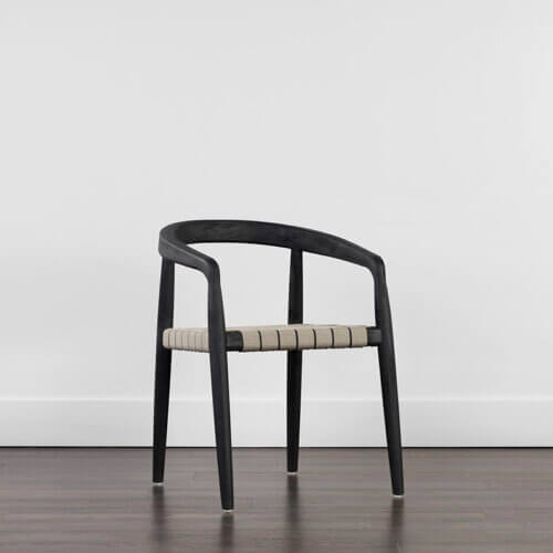 SUNPAN Cayman Dining Armchair - Charcoal 109043 mississauga