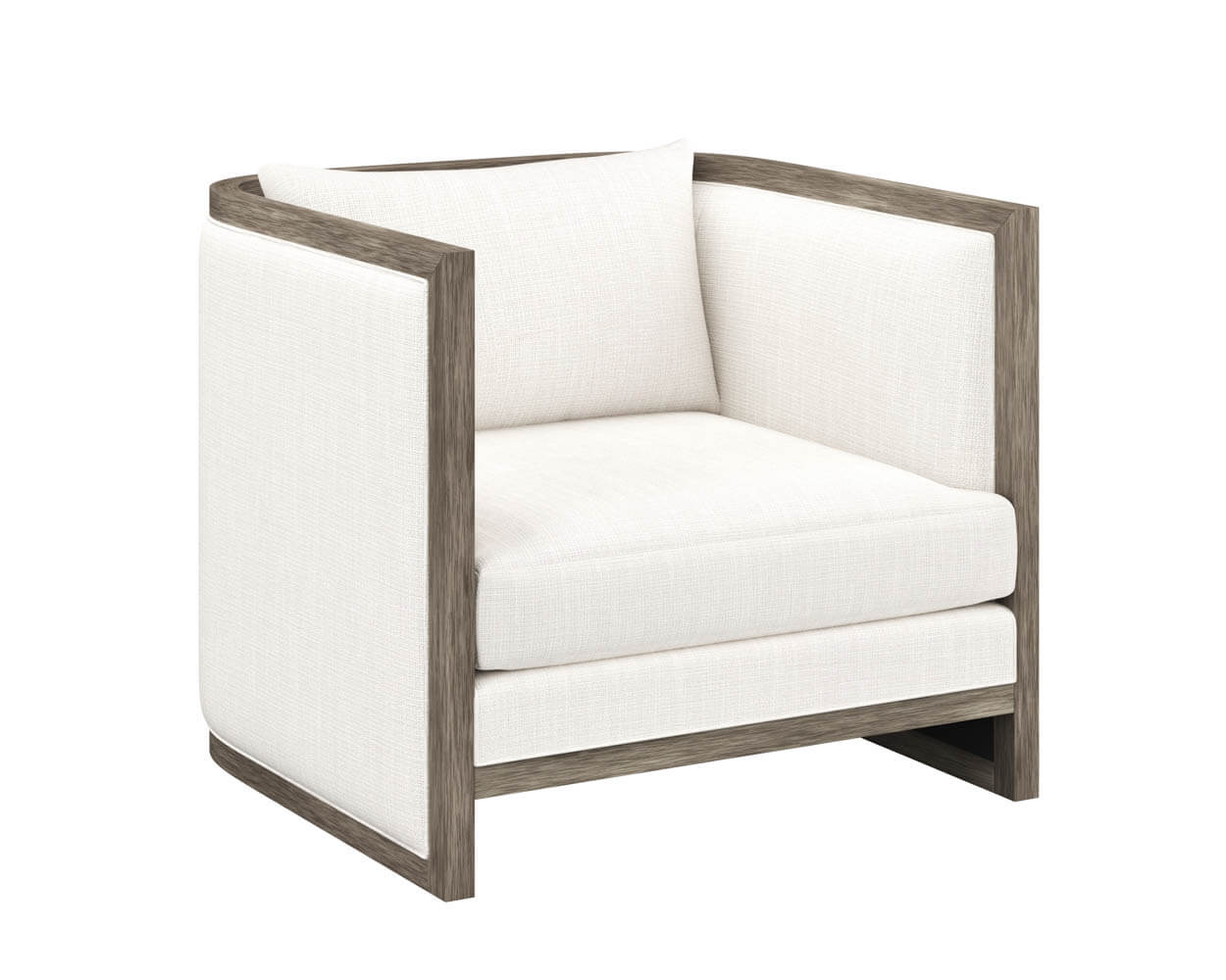 SUNPAN Chloe Lounge Chair - Ash Grey - Linoso Ivory 110534 ottawa