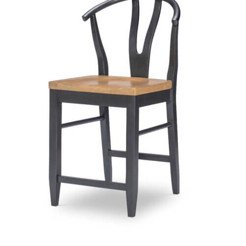 LEGACY FRANKLIN WISHBONE BACK COUNTER HEIGHT CHAIR SET OF TWO 1562-945 laval