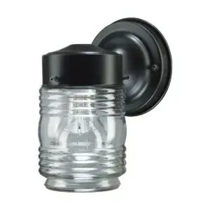 Quorum 1LT JELLY JAR W-MNT - BK 5010-15