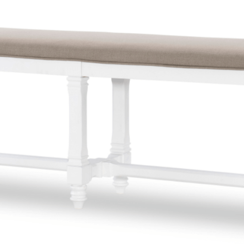 LEGACY ESSEX - WHITE COUNTER HEIGHT DINING BENCH 1374-745 kitchener