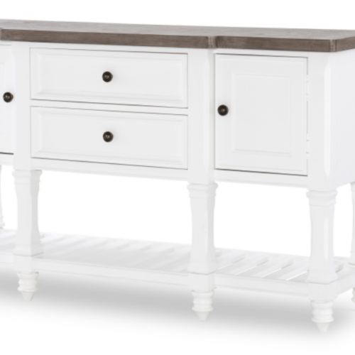 LEGACY ESSEX - WHITE CREDENZA 1374-151 waterloo