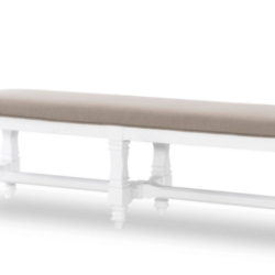 LEGACY ESSEX - WHITE DINING BENCH 1374-741 london