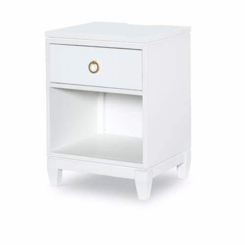 LEGACY SUMMERLAND - WHITE FINISH OPEN NIGHTSTAND 1160-3101 oakville