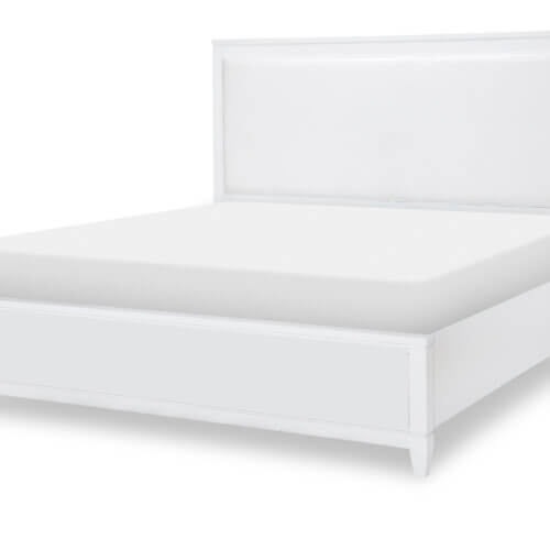 LEGACY SUMMERLAND - WHITE FINISH UPHOLSTERED BED, KING 1160-4206K north york