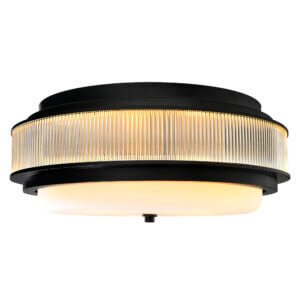 CWI LIGHTING VALDIVIA 4 LIGHT BLACK FLUSH MOUNT 1567C18-4-101 king city