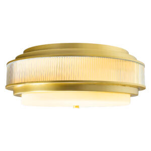 CWI LIGHTING VALDIVIA 4 LIGHT SATIN GOLD FLUSH MOUNT 1567C18-4-602 woodbridge