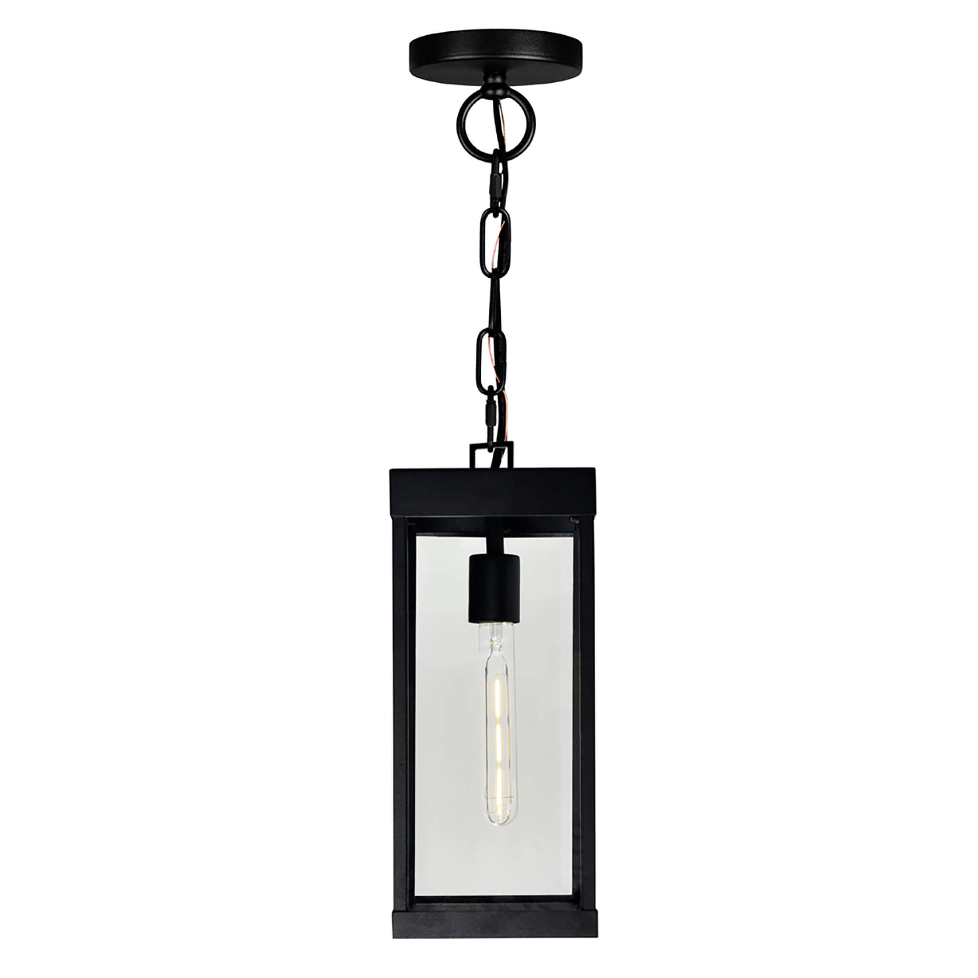 CWI LIGHTING WINDSOR 1 LIGHT BLACK OUTDOOR CEILING LIGHT 1695P7-1-101 godridge