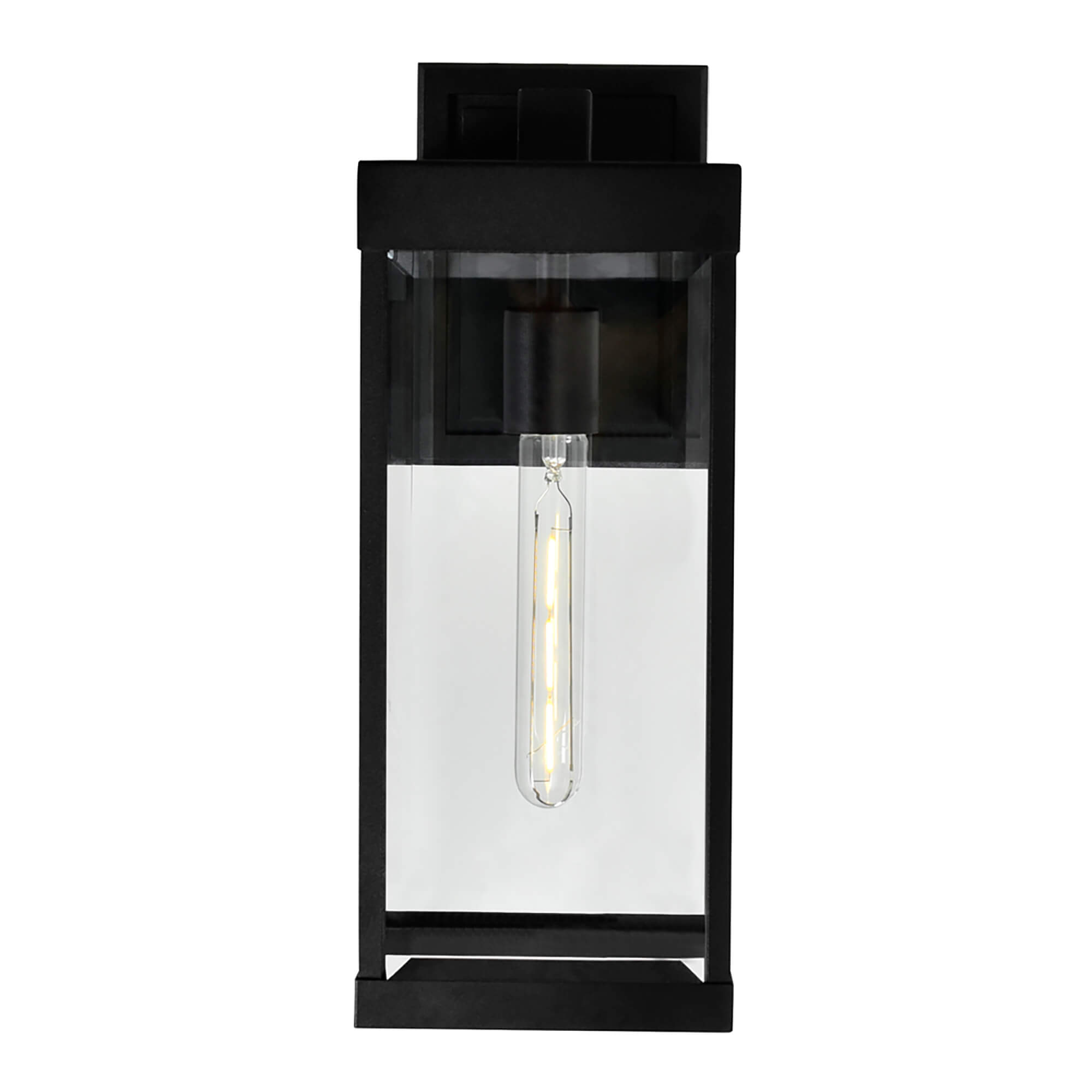 CWI LIGHTING WINDSOR 1 LIGHT BLACK OUTDOOR WALL LIGHT 1695W6-1-101 bracebridge