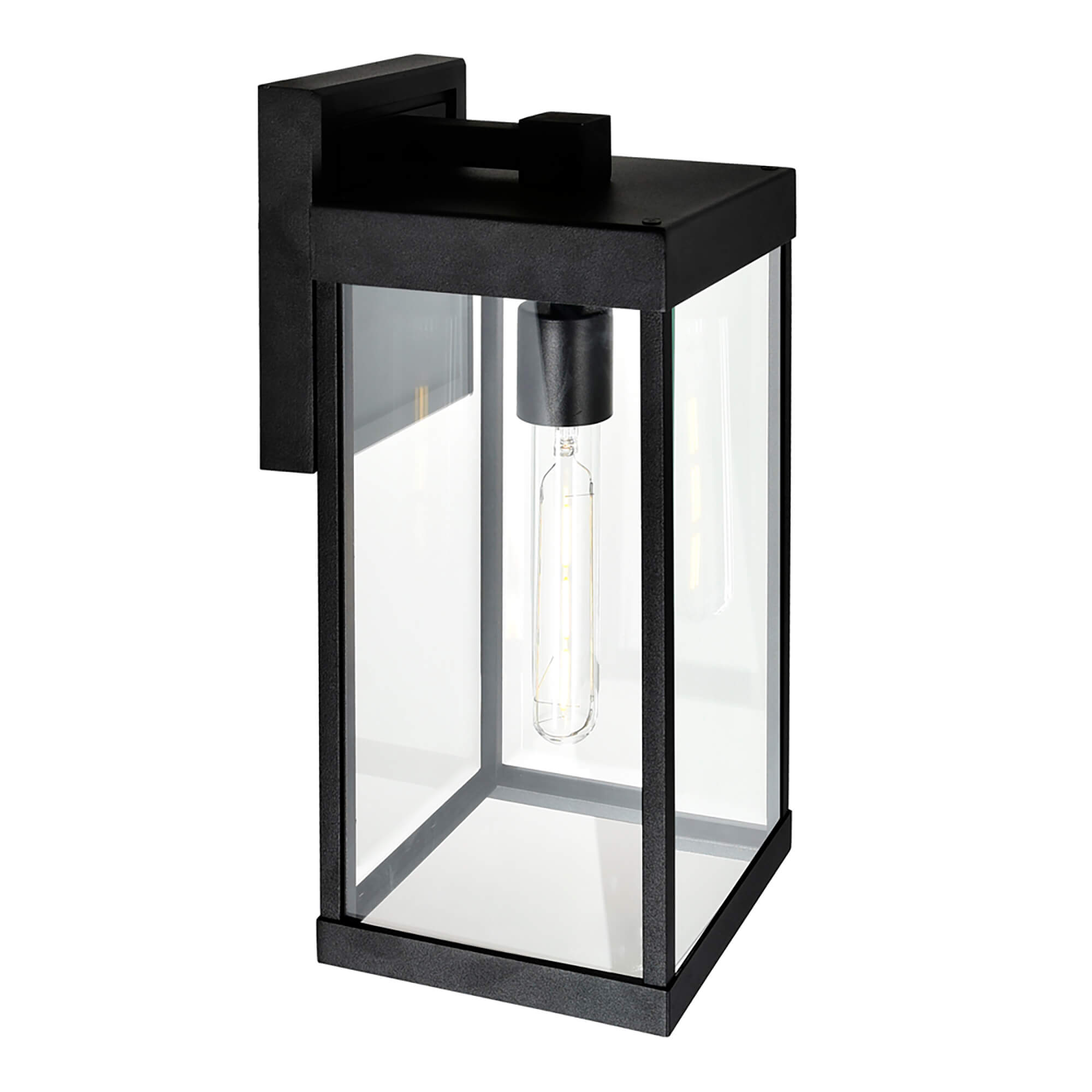 CWI LIGHTING WINDSOR 1 LIGHT BLACK OUTDOOR WALL LIGHT 1695W7-1-101 gravenhurst