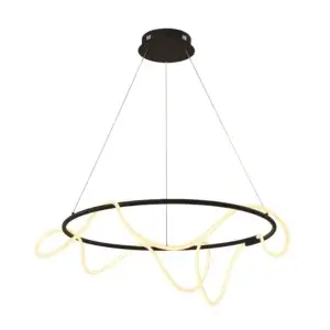YOUNG LIGHTING LED CHANDELIER 3000K SAND BLACK 2110C-L montreal