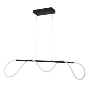 YOUNG LIGHTING LED LINEAR CHANDELIER 3000K SAND BLACK 2111C-S halifax