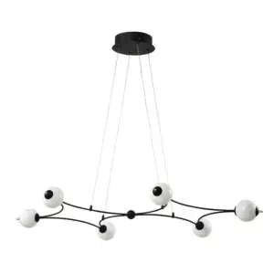 YOUNG LIGHTING LED LINEAR CHANDELIER 3000K SAND BLACK 2117C woodbridge