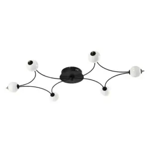YOUNG LIGHTING LED FLUSH MOUNT 3000K SAND BLACK 2117FM burlington