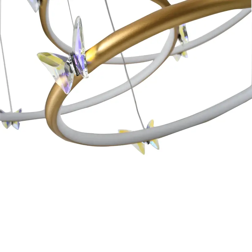 YOUNG LIGHTING LED CHANDELIER 3000K SATIN GOLD 2118C3 laval