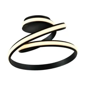 YOUNG LIGHTING LED FLUSH MOUNT 3000K BLACK 2123FM-BK sarnia