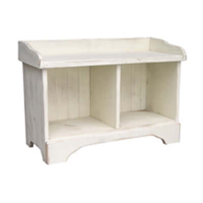 SPRINGWATER WOODCRAFT 2-CUBE CUBBY BENCH DS262 COLLINGWOOD