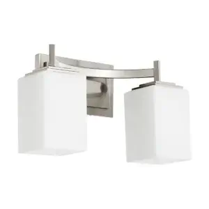 Quorum DELTA 2LT VANITY - STN 5084-2-65