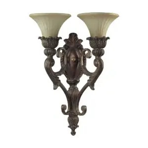 Quorum MADELEINE 2LT WL/BRKT -CG 5530-2-88