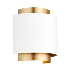 Quorum 1/2 DRUM SCONCE - SW/AGB 5610-0880