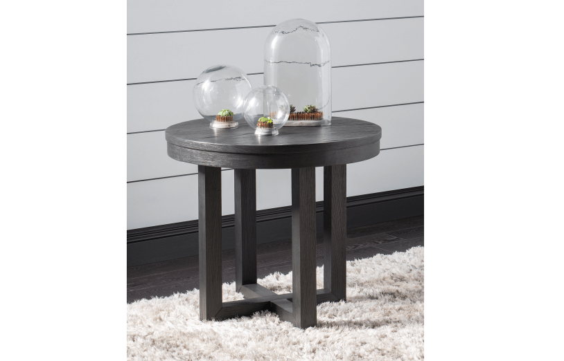 LEGACY WESTWOOD-CHARRED OAK ROUND LAMP TABLE 1731-508 guelph
