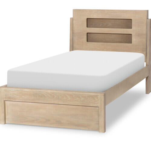 LEGACY CLASSIC KIDS DISTRICT - WEATHERED OAK TWIN PANEL BED 2800-4103K richmond hill