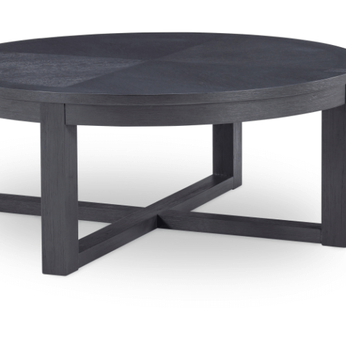 LEGACY WESTWOOD-CHARRED OAK ROUND COCKTAIL TABLE 1731-502 calgary