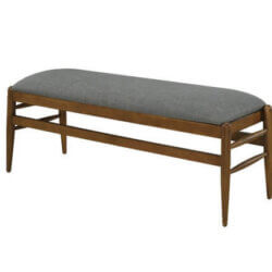 DONALD CHOI VENTURA WALNUT BENCH 0256380 barrie