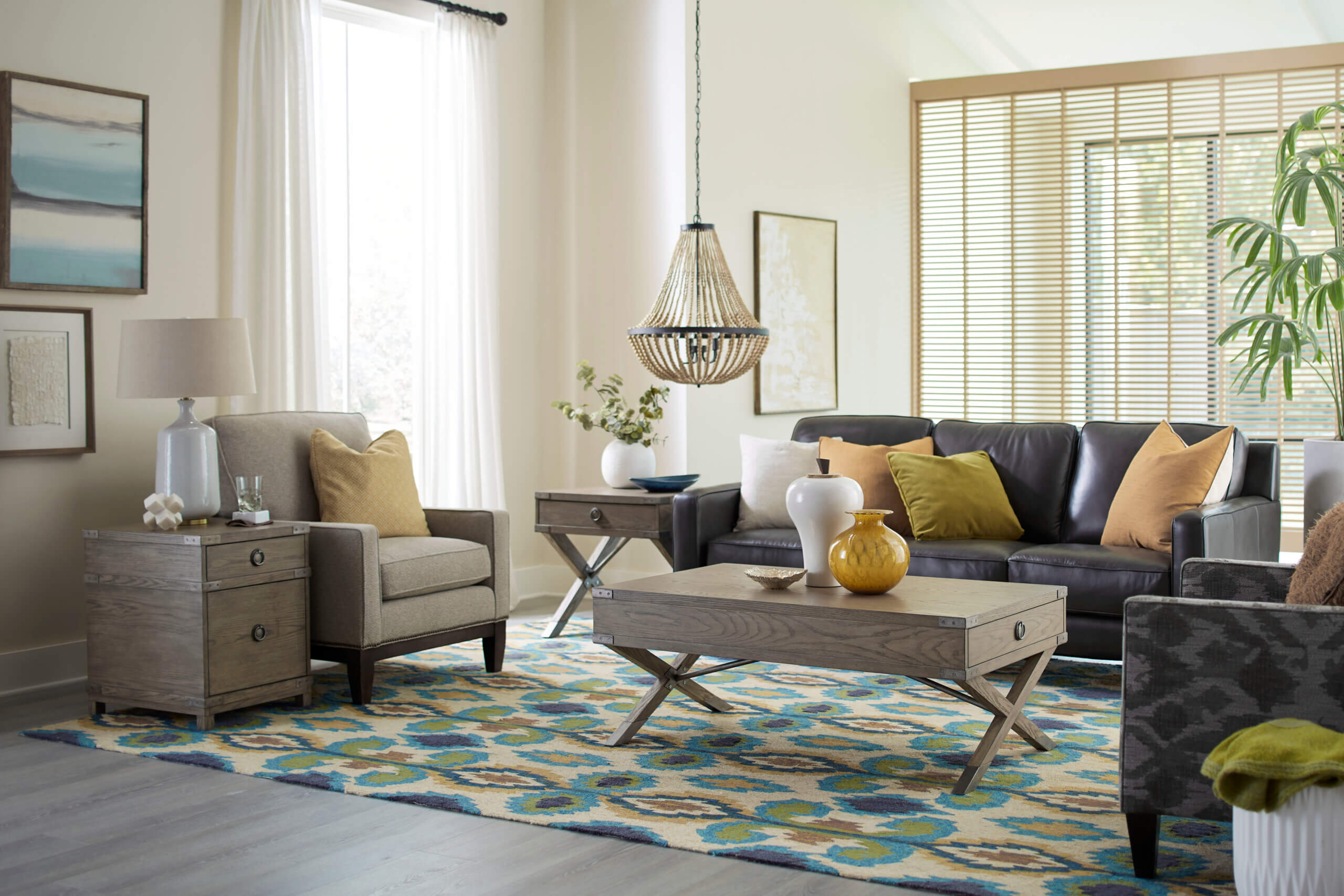 HAMMARY RECTANGULAR DRAWER COFFEE TABLE 099-910 hamilton