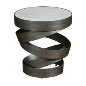 HAMMARY HELIX ROUND ACCENT TABLE 090-1102 godridge