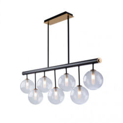 ARTCRAFT AURELIA 7 LIGHT ISLAND AC11767VB barrie